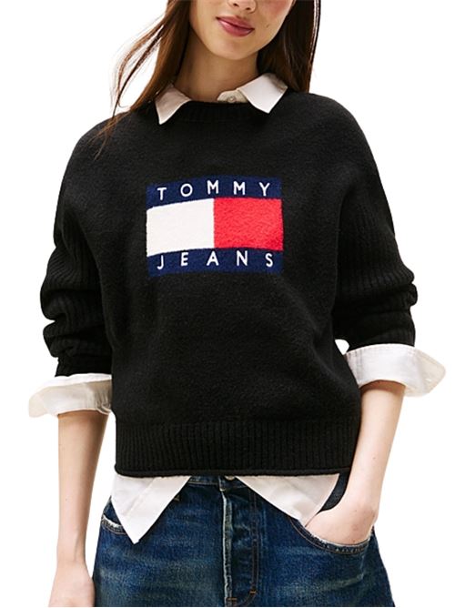 Maglione con bandiera in misto lana Tommy Jeans | DW0DW21782HEV